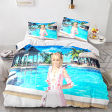 DOAXVV Honoka Cosplay Bedding Set Duvet Cover Comforter Bed Sheets - EBuycos