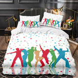 Dance Pattern Bedding Set Quilt Duvet Covers - EBuycos