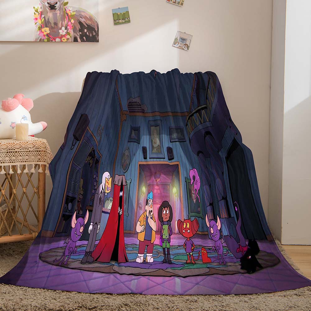 Dead End Paranormal Park Blanket Pattern Flannel Throw Room Decoration