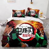 Demon Slayer Bedding Set Cosplay Quilt Cover Without Filler