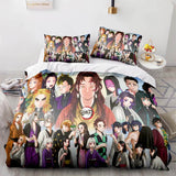 Demon Slayer Bedding Set Cosplay Quilt Cover Without Filler