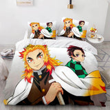 Demon Slayer Bedding Set Cosplay Quilt Cover Without Filler