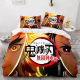 Demon Slayer Bedding Set Cosplay Quilt Cover Without Filler