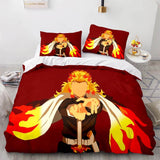 Demon Slayer Bedding Set Cosplay Quilt Cover Without Filler