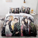 Demon Slayer Bedding Set Cosplay Quilt Cover Without Filler