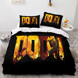 Demon Slayer Cosplay Bedding Set Duvet Cover Comforter Bed Sheets - EBuycos