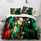 Demon Slayer Cosplay Bedding Set Duvet Cover Comforter Bed Sheets - EBuycos