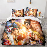 Demon Slayer Cosplay Bedding Set Duvet Cover Comforter Bed Sheets - EBuycos
