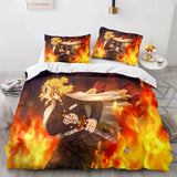 Demon Slayer Cosplay Bedding Set Quilt Cover Without Filler