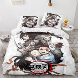 Demon Slayer Cosplay Bedding Set Duvet Covers Comforter Bed Sheets - EBuycos