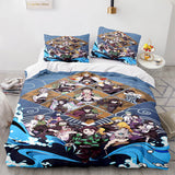 Demon Slayer Cosplay Bedding Set Duvet Covers Comforter Bed Sheets - EBuycos