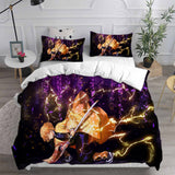 Demon Slayer Kimetsu no Yaiba Bedding Set Duvet Cover Quilt Bed Sets - EBuycos