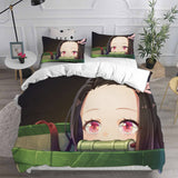 Demon Slayer Kimetsu no Yaiba Bedding Set Duvet Cover Quilt Bed Sets - EBuycos