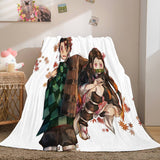 Demon Slayer Flannel Fleece Blanket - EBuycos