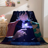 Demon Slayer Flannel Fleece Blanket - EBuycos