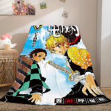 Demon Slayer Flannel Fleece Blanket - EBuycos
