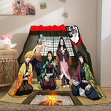Demon Slayer Flannel Fleece Blanket - EBuycos