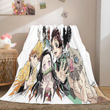 Demon Slayer Flannel Fleece Blanket - EBuycos