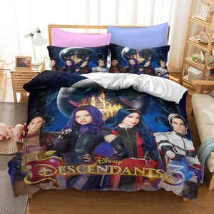 Descendants Bedding Set Quilt Duvet Cover Without Filler - EBuycos