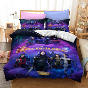 Descendants Bedding Set Quilt Duvet Cover Without Filler - EBuycos