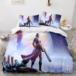 Destiny Cosplay 3 Piece Bedding Sets Comforter Duvet Covers Bed Sheets - EBuycos
