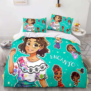 Disney Encanto Bedding Set Quilt Duvet Covers Pillowcase Bedding Sets - EBuycos