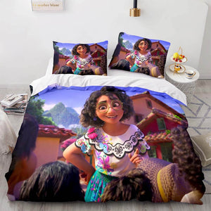 Disney Encanto Bedding Set The Madrigal Family Quilt Duvet Cover Sets - EBuycos