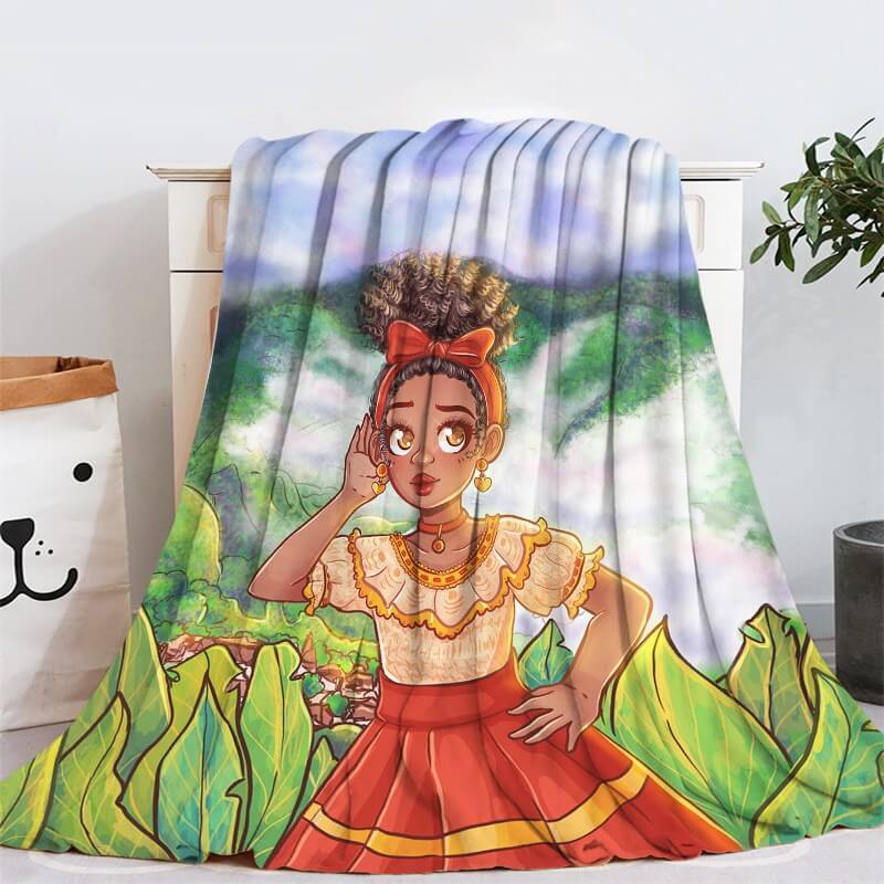 Disney Encanto Blanket Cosplay Flannel Throw Room Decoration