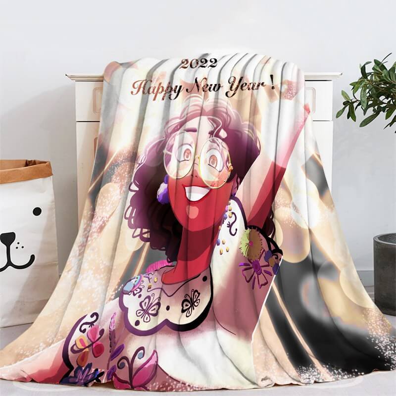 Disney Encanto Blanket Cosplay Flannel Throw Room Decoration