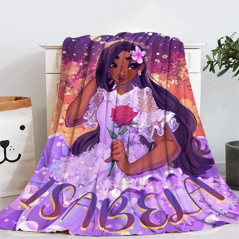 Disney Encanto Blanket Cosplay Flannel Throw Room Decoration