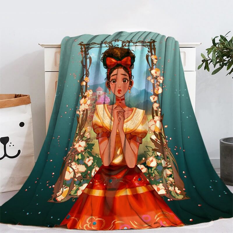 Disney Encanto Blanket Cosplay Flannel Throw Room Decoration