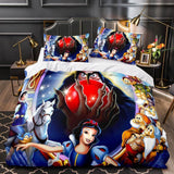 Princess Snow White Cinderella Belle Bedding Set Duvet Cover Sets - EBuycos