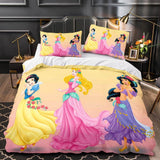 Princess Snow White Cinderella Belle Bedding Set Duvet Cover Sets - EBuycos
