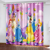 Disney Princess Curtains Cosplay Blackout Window Drapes