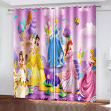 Disney Princess Curtains Cosplay Blackout Window Drapes