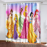 Disney Princess Curtains Cosplay Blackout Window Drapes