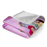 Disney Princess Snow White Blanket Flannel Throw Room Decoration