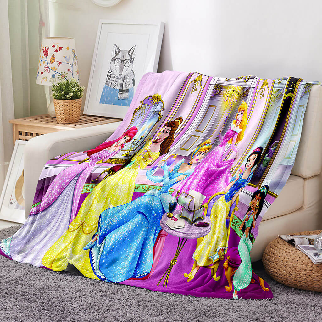 Disney Princess Snow White Blanket Flannel Throw Room Decoration