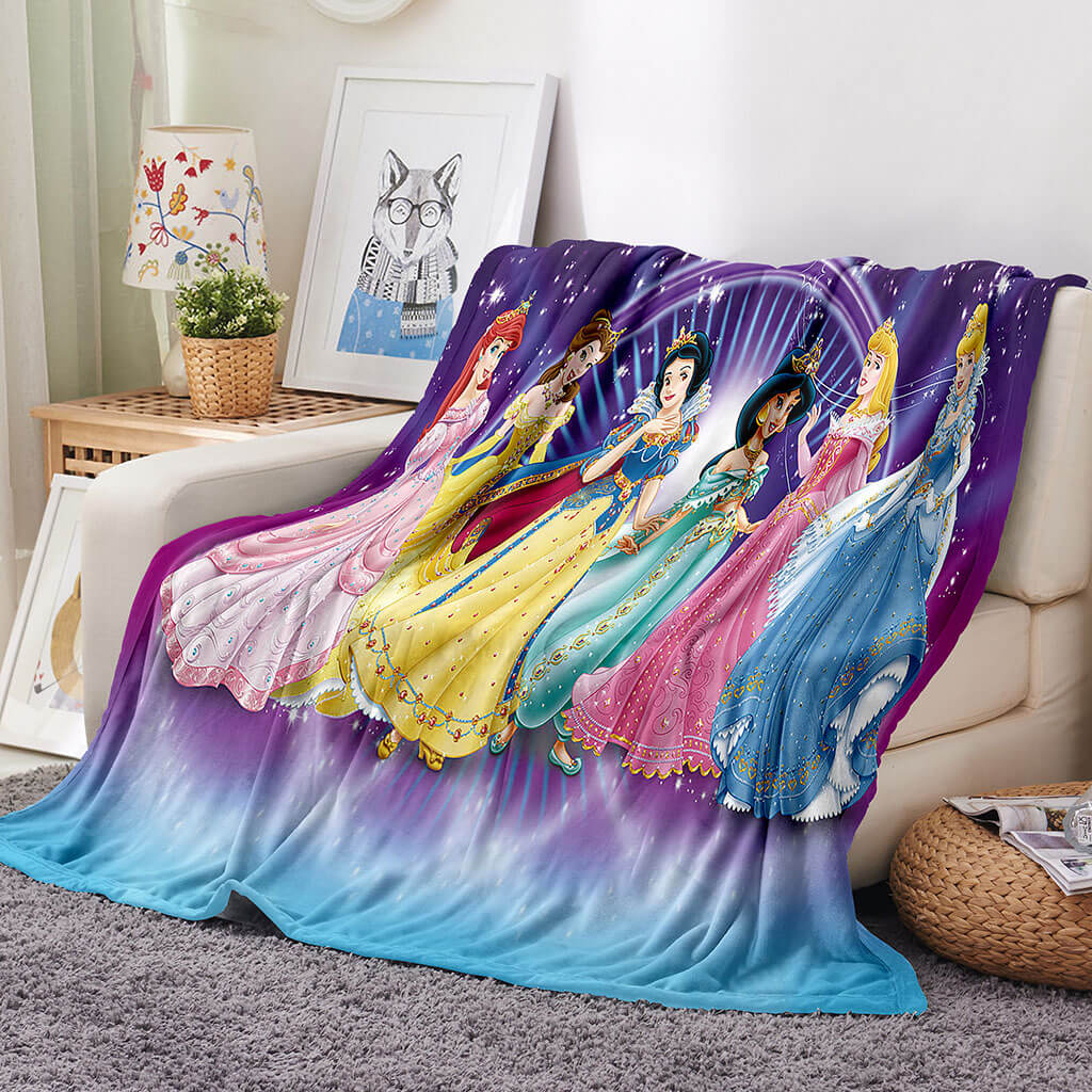 Disney Princess Snow White Blanket Flannel Throw Room Decoration