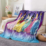 Disney Princess Snow White Blanket Flannel Throw Room Decoration