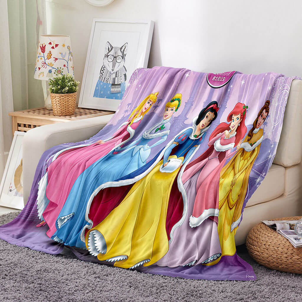 Disney Princess Snow White Blanket Flannel Throw Room Decoration