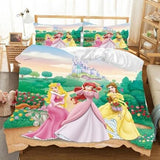 Disney Princess Snow White Cosplay Bedding Set Duvet Cover Bed Sheets - EBuycos