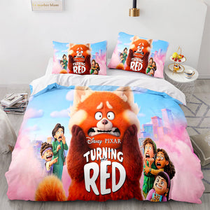 Disney Turning Red 2022 Bedding Set Quilt Duvet Cover Bedding Sets - EBuycos