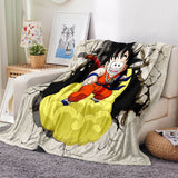 Dragon Ball Blanket Flannel Throw Room Decoration