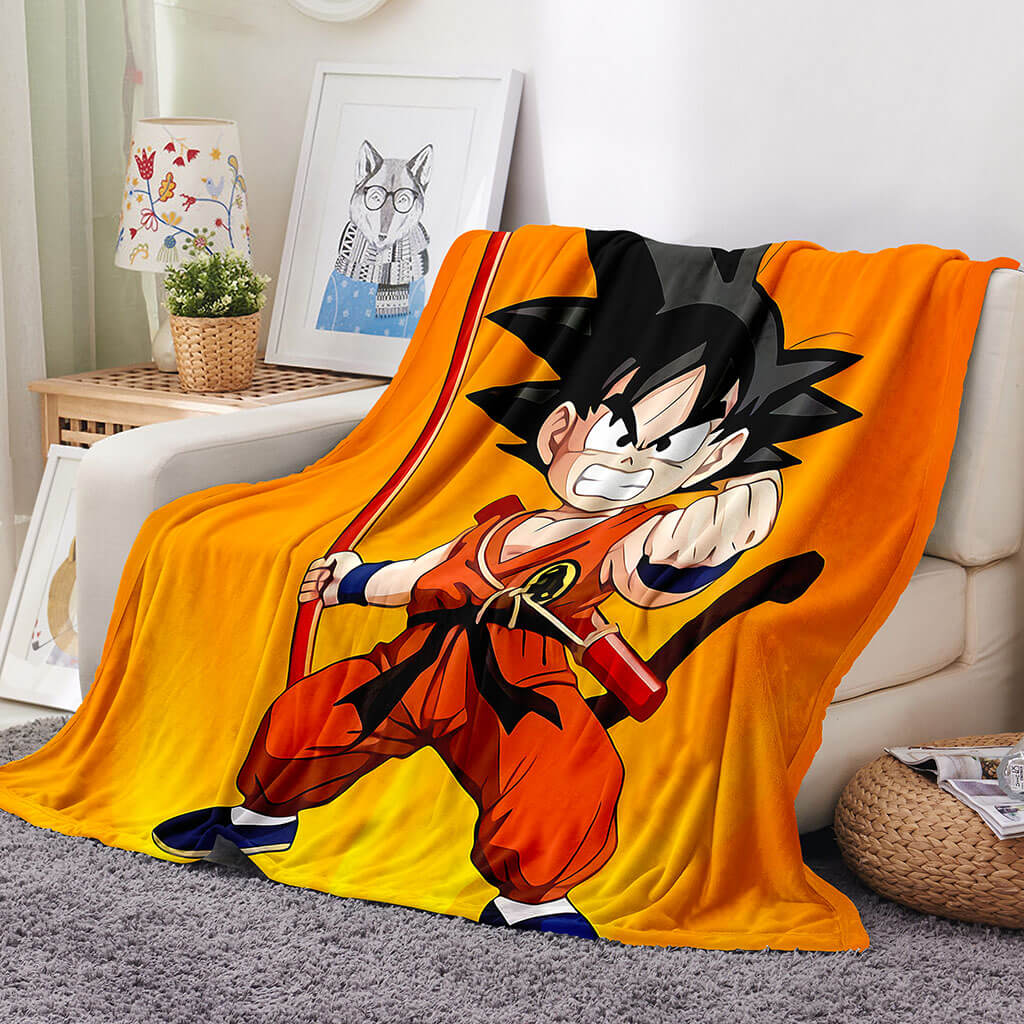 Dragon Ball Blanket Flannel Throw Room Decoration
