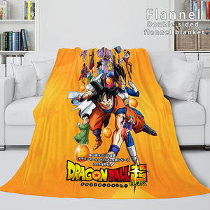 Dragon Ball Cosplay Flannel Blanket Throw Soft Comforter Bedding Sets - EBuycos
