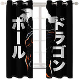 Dragon Ball Curtains Cosplay Blackout Window Treatments Drapes