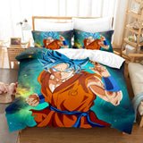 Dragon Ball Son Goku Bedding Sets Quilt Duvet Cover Kids Bed Sheets - EBuycos