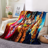 Dragon Ball Super Blanket Flannel Throw Room Decoration