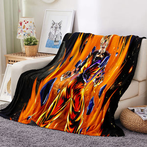 Dragon Ball Super Blanket Flannel Throw Room Decoration